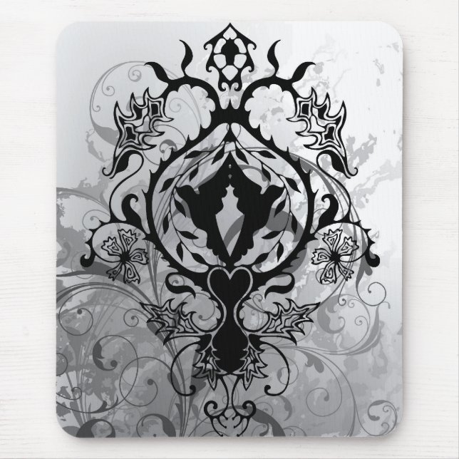 Mousepad Mão tirada: Tapete do rato da pomba da paz (Frente)