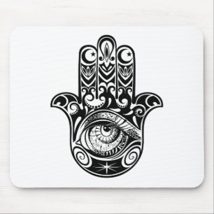 Mousepad Mão Zendoodle de Hamsa
