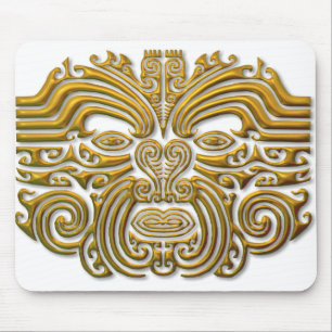 Mousepad Maori Tattoo - Dourado