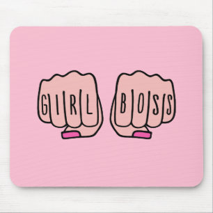 Mousepad Mãos da fêmea do chefe da menina