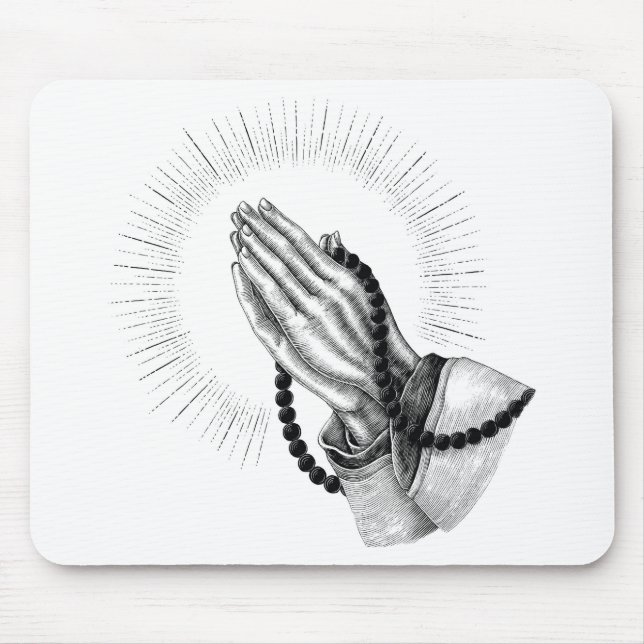 Mousepad Mãos de Oração (Frente)