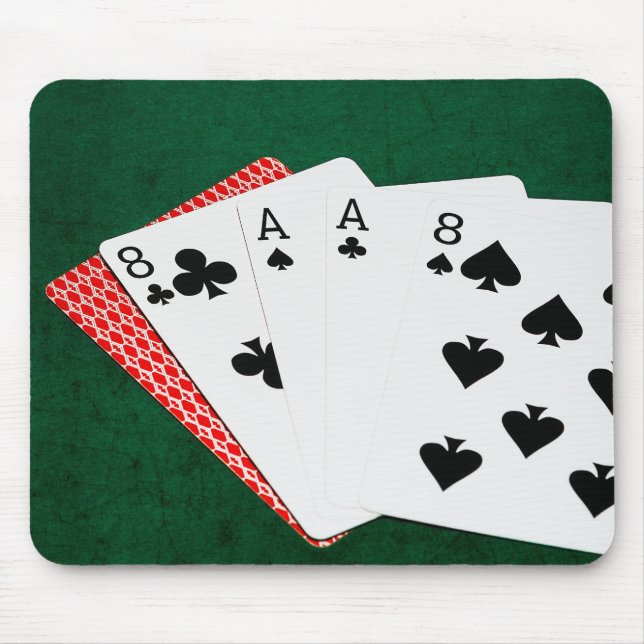 Mousepad Mãos de pôquer - Mão do Morto (Frente)