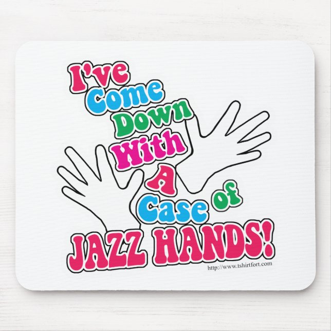 Mousepad Mãos do jazz! (Frente)
