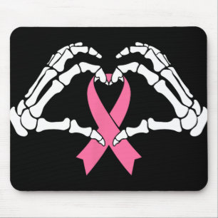 Mousepad Mãos do Skeleton Segurando Fita Halloween Figurume