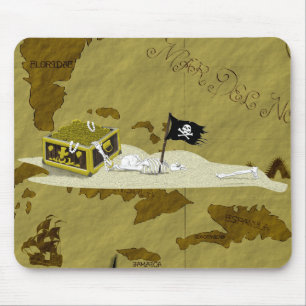 Mousepad Mapa #1 do pirata