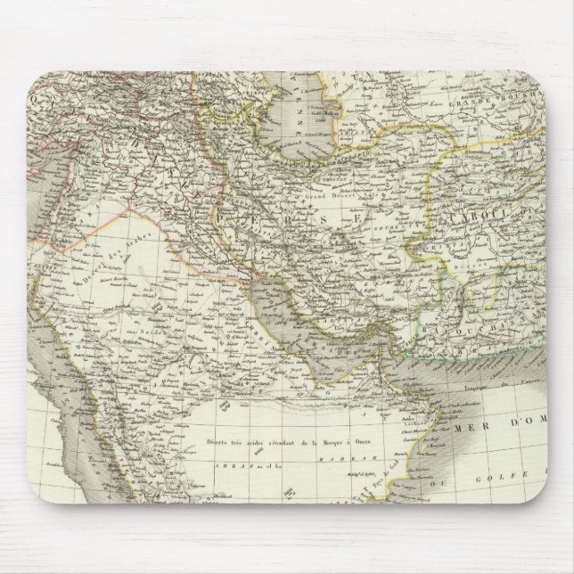 Mousepad Mapa 2 do Atlas do Médio Oriente (Frente)