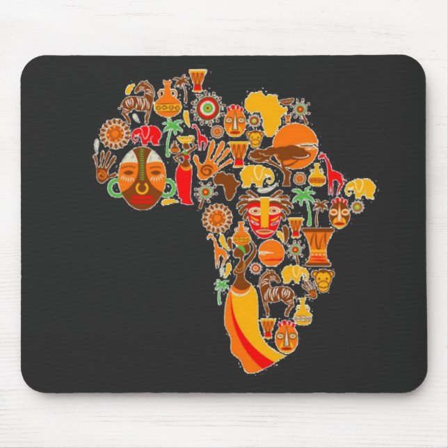 Mousepad Mapa AFrican (Frente)