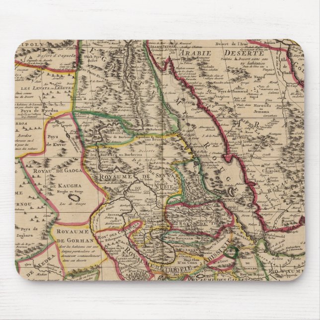 Mousepad Mapa africano (Frente)