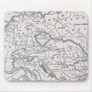 MOUSEPAD MAPA: ALEMANHA E ÁUSTRIA