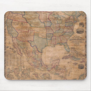 Mousepad Mapa antigo antigo inspirado (13)