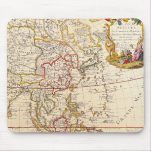 Mousepad Mapa antigo antigo inspirado (6)