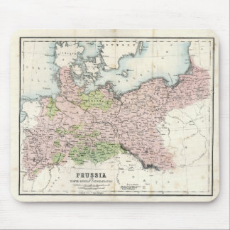 Mousepad Mapa antigo de Prússia
