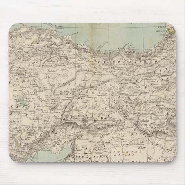 Mousepad Mapa Atlas da Turquia (Frente)