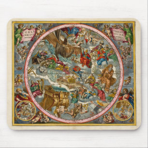 Mousepad Mapa Celestial Antiquado I
