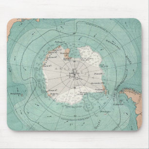 Mousepad Mapa clássico da Antártida