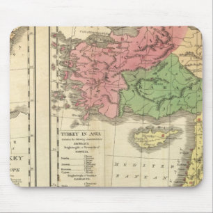 Mousepad Mapa cronológico da Turquia