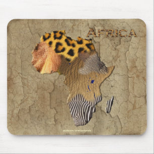 Mousepad Mapa da África, o Continente Escuro