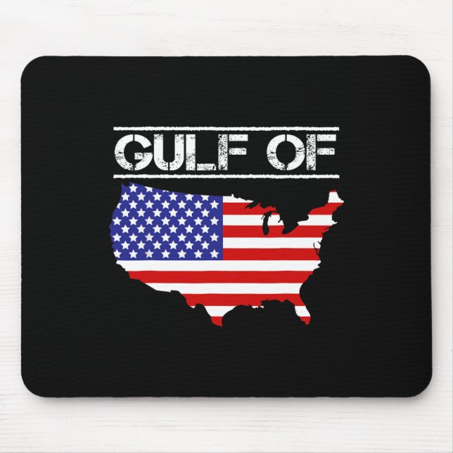 Mousepad Mapa Da América Do Golfo Dos Estados Unidos (Frente)