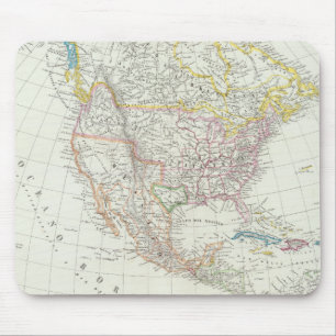 Mousepad Mapa da América do Norte