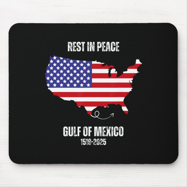 Mousepad Mapa da América Golfo do México Presidente Golfo d (Frente)