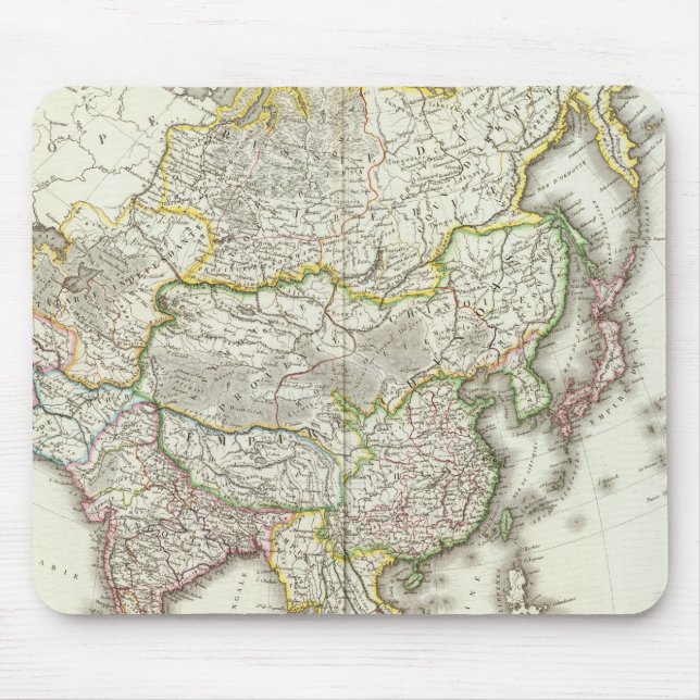 Mousepad Mapa da Ásia Gravado (Frente)