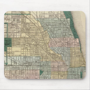 Mousepad Mapa da cidade de Chicago
