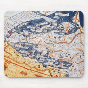 Mousepad Mapa da Europa Central, 1486