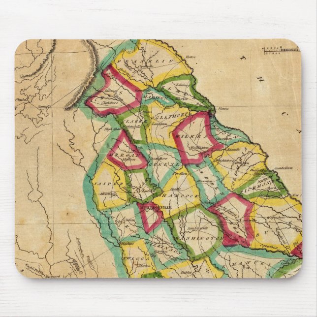 Mousepad Mapa da Geórgia (Frente)