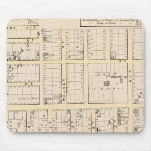 Mousepad Mapa da Ilha de East Providence