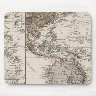 Mousepad Mapa da Polinésia