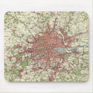 Mousepad Mapa da Região de Londres