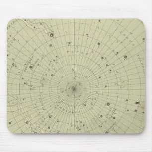 Mousepad Mapa das estrelas da região polar sul