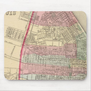 Mousepad Mapa das Ruas Louis de Mitchell