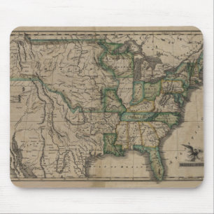 Mousepad Mapa de 1823 E.U.