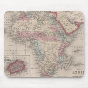Mousepad Mapa de África com St Helena