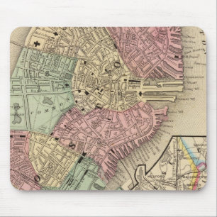 Mousepad Mapa de Boston por Mitchell