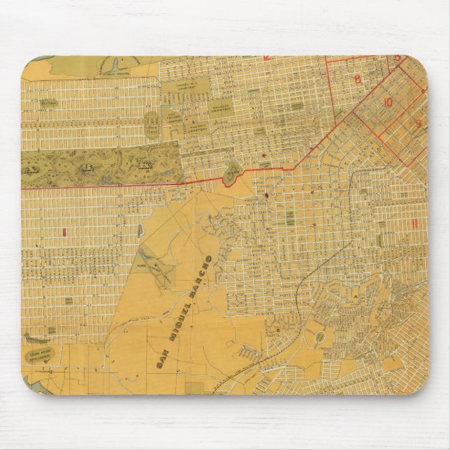 Mousepad Mapa de Britton e Rey's Guide (Frente)