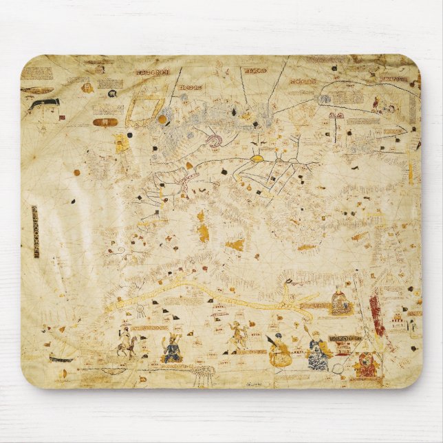 Mousepad Mapa de Charles V, mapa de Mecia (Frente)