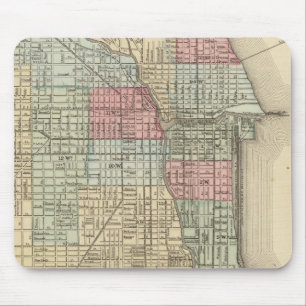 Mousepad Mapa de Chicago por Mitchell