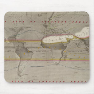Mousepad Mapa de chuva hietográfico