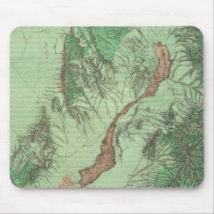 Mousepad Mapa de Classificação de Terra do Sudoeste do No