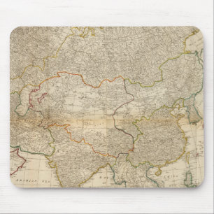 Mousepad Mapa de cores para a mão da Ásia composta