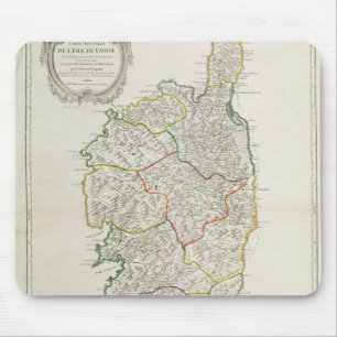 Mousepad Mapa de Córsega