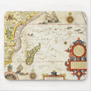 Mousepad Mapa de East Africa e de Madagascar, 1596 (colo da