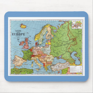 Mousepad Mapa de Europa