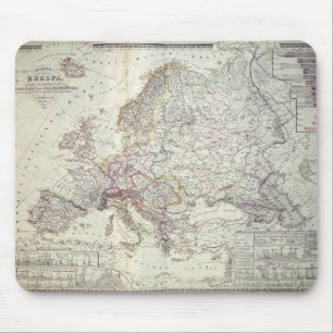 Mousepad Mapa de Europa, 1841