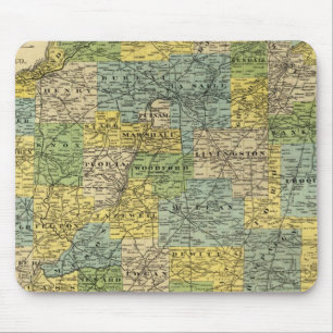 Mousepad Mapa de Illinois 2
