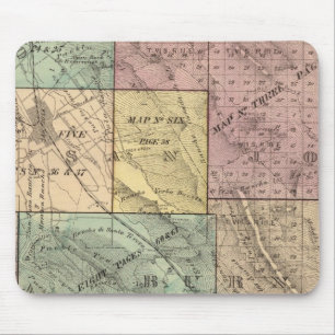 Mousepad Mapa de índice da Clara Co Papais noeis