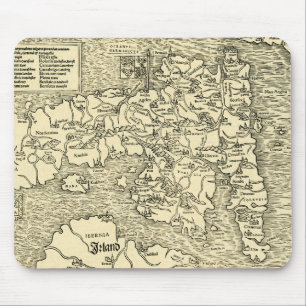 Mousepad Mapa de Inglaterra em Ptolemy 's Geographia