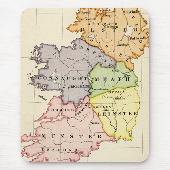 Mousepad Mapa de Ireland (Frente)